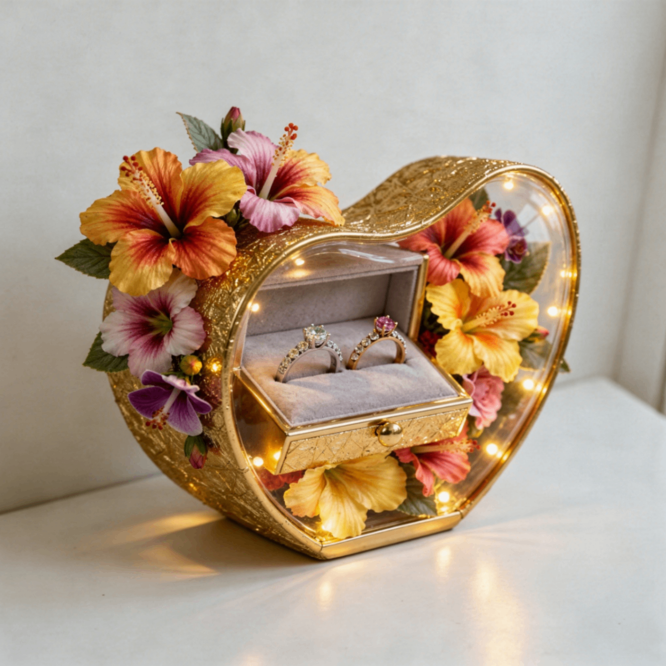 Écrin floral lumineux